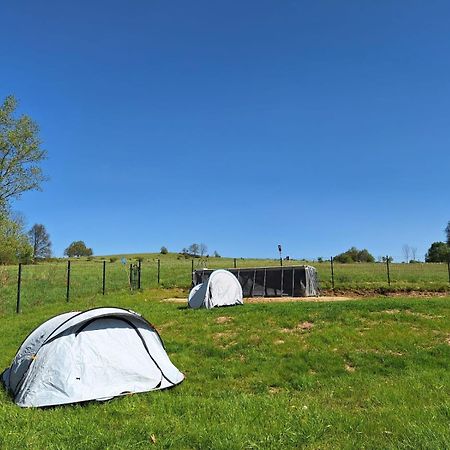 Camping, Zabierz Wlasny Namiot Kameralne Pole Namiotowe Z Basenem Kinem Plenerowym Miejscem Na Ognisko I Placem Zabaw Zywe Zwierzeta Agroturystyka Giebultow  Екстериор снимка